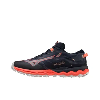 Mizuno Wave Daichi 7 Cushioned Slip Resistant Low Top Running Shoes Women's Black