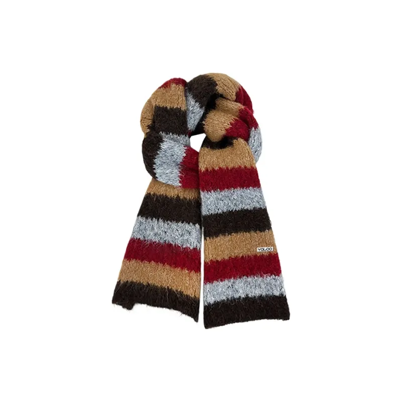 Yalu Polyester Knit Scarves Unisex Gift Box Set-2