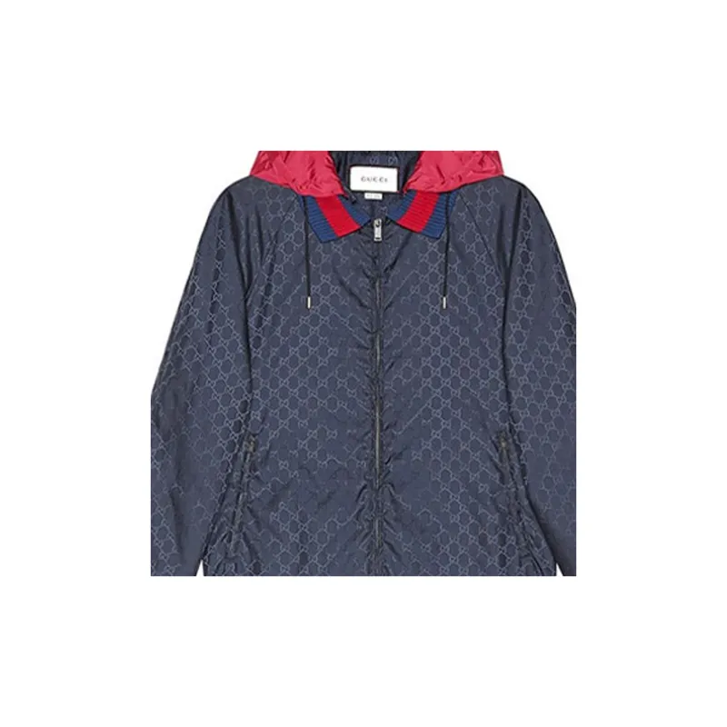 GUCCI Jackets Men Dark Blue-3