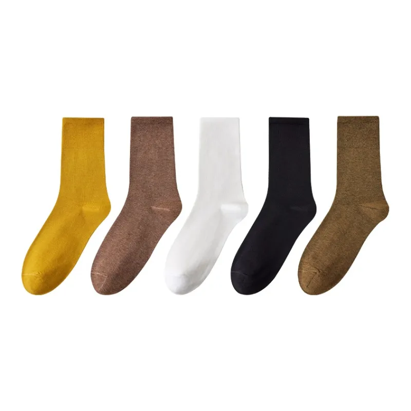 MIIOW Knee High Socks Women's 5 Pack-12