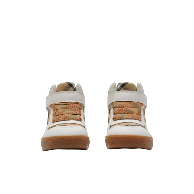 Burberry High Top Kids' Skateboarding Shoes Brown Kids'-3