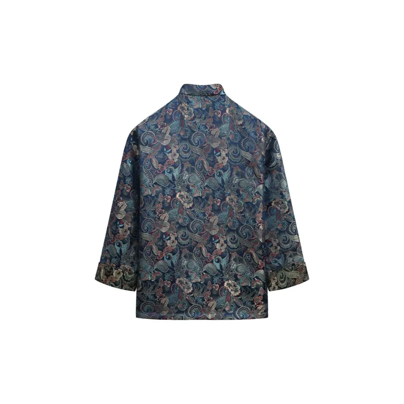 XUANSHENG Puffer Jacket Men's Navy Blue-1