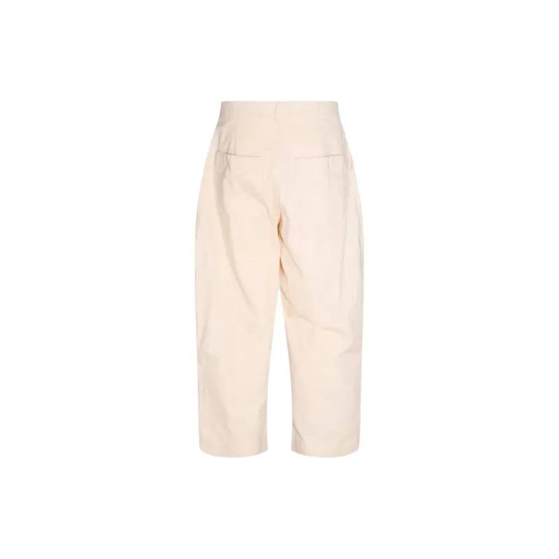 Studio Nicholson Sorte Wide leg Pleated Trousers-1