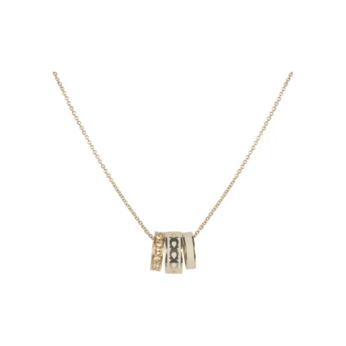 COACH Brass Necklaces Women's Gold