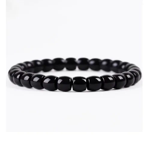 Cuizu Bracelets Black Jade Unisex