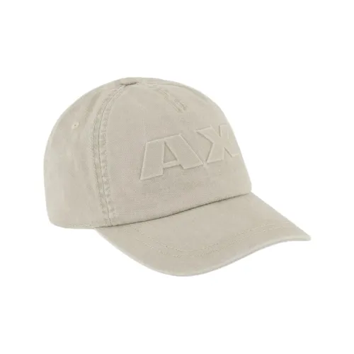 ARMANI EXCHANGEAE Cotton Baseball Caps Men's Beige