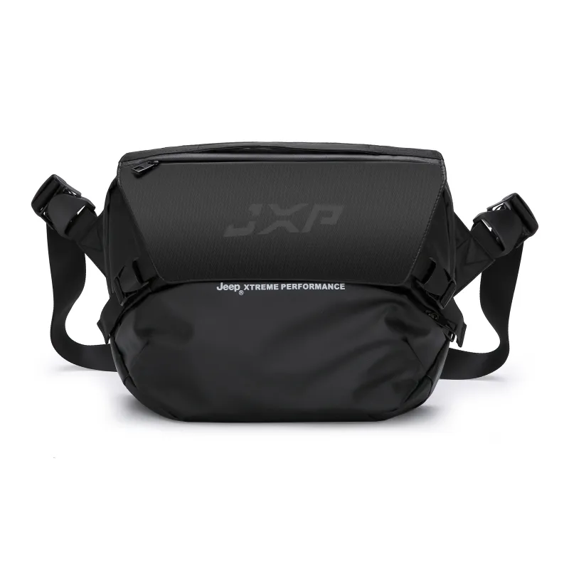 Jeep Fabric Outdoor Hiking Bag Backpacks Regular Unisex Black-6