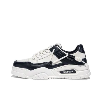 Warrior Casual Shoes Warm Cushioning And Wear Resistant Low Top Skateboard Shoes Men's Beige Black