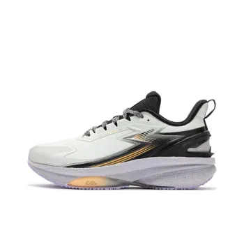 361° Rainproof Screen 8.0 Cushioned Wear Resistant Slip Resistant Low Top Sprint Running Shoes Women's White Black