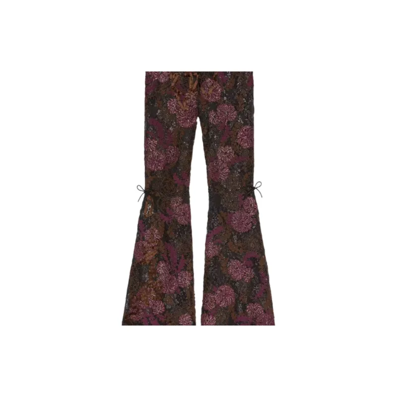 GUCCI Casual Pants Women's Brown-5