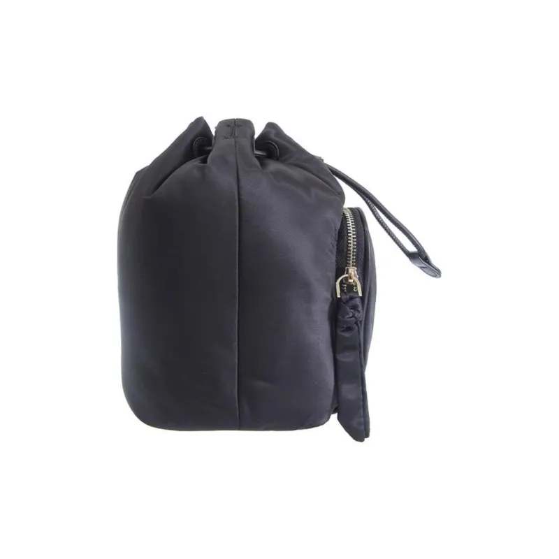 Furla Leather Bucket Bags Shoulder Bag Crossbody Bag Mini Women's Black-2