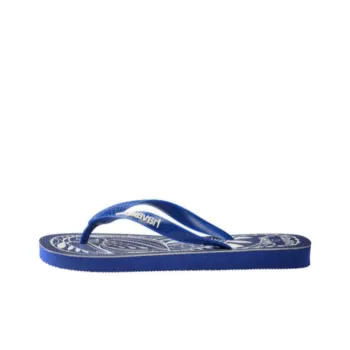 FARM RIO x Havaianas Rubber Sole Slip-Resistant Flip Flops Women's Blue