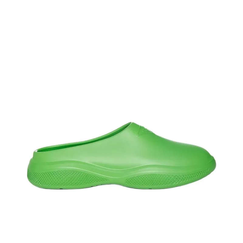 PRADA Closed Toe Slippers 4.5cm Men's Green-1