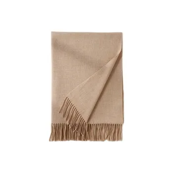 EEEENO Polyester Knit Scarves Unisex