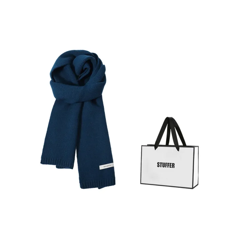 STUFFER 100% Sheep Wool Knit Scarves Unisex-27