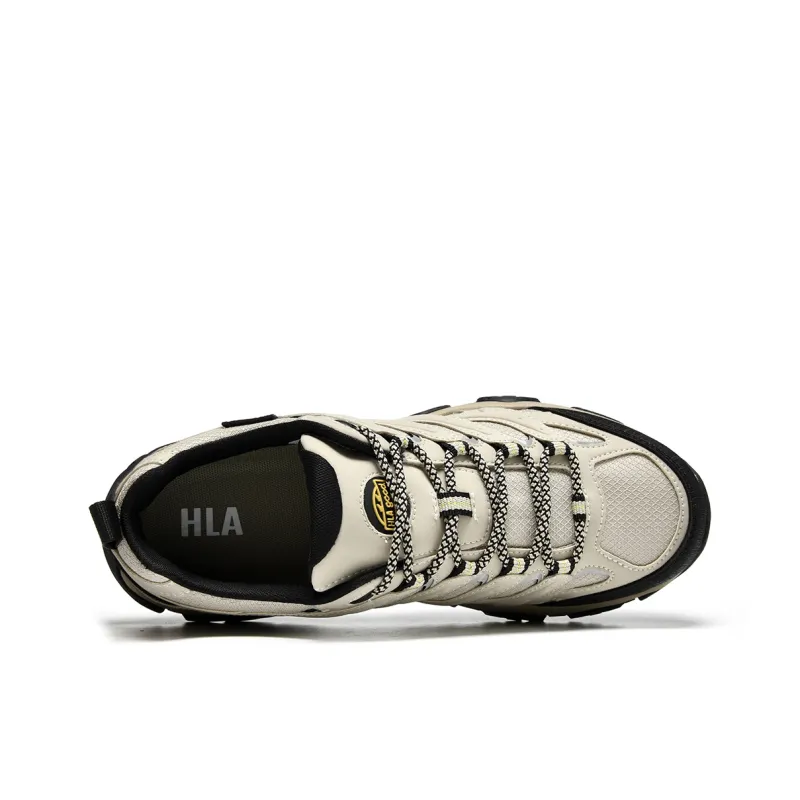 HLA Work Boots Men Low Top Black/Gray/Sand-12