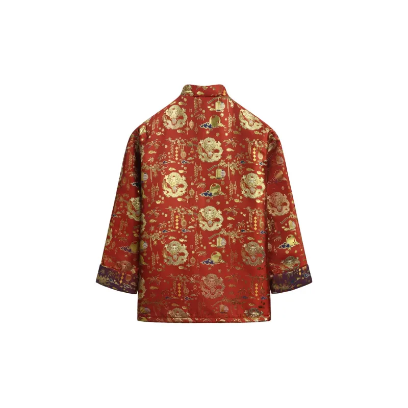 XUANSHENG Puffer Jacket Men's Red-4
