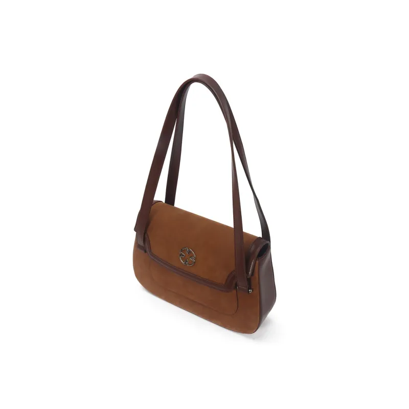 Gudair Suede Shoulder Bag Regular Women's Coffee-2