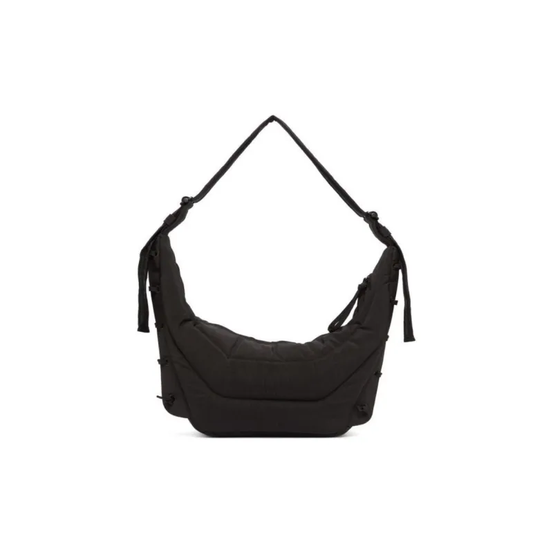 Lemaire Nylon Shoulder Bag Medium Size Men's Dark Chocolate-2