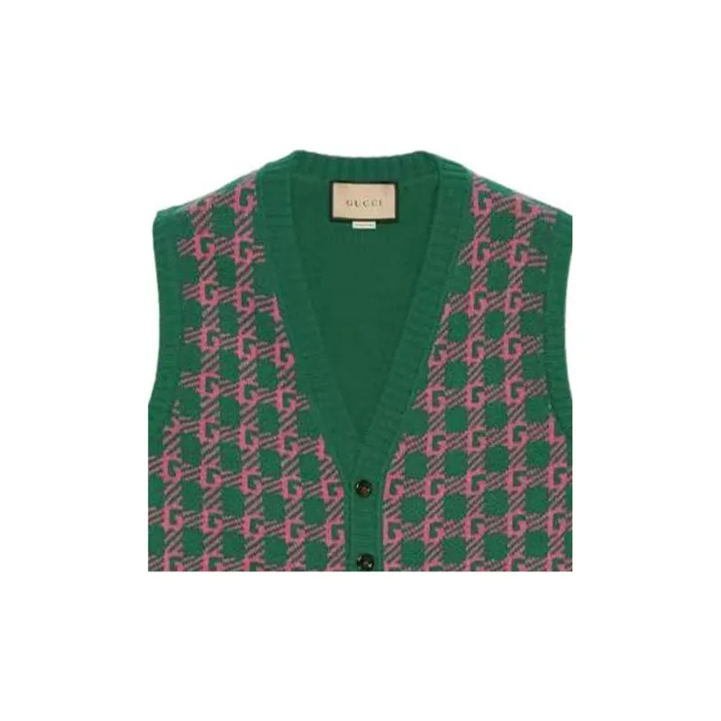 GUCCI X Harry Styles Co-branded Vests Unisex Green-1