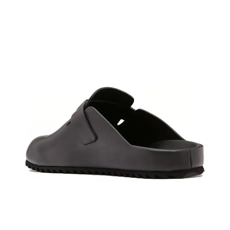 Officine Creative Rubber Sole Slip Resistant Closed Toe Slippers Men's Black-3