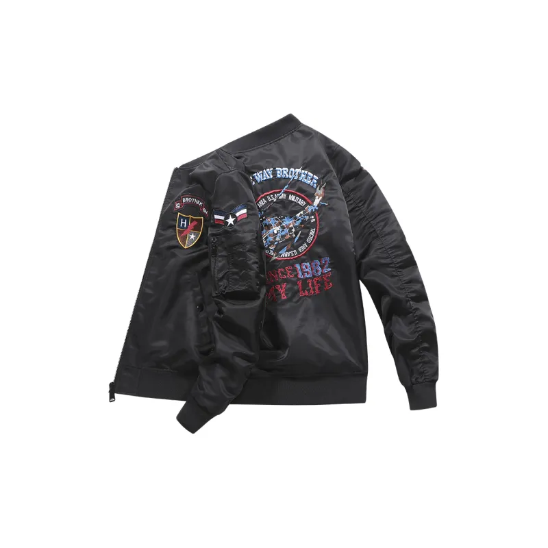 TREK&TRAVEL Baseball Jacket Unisex-2