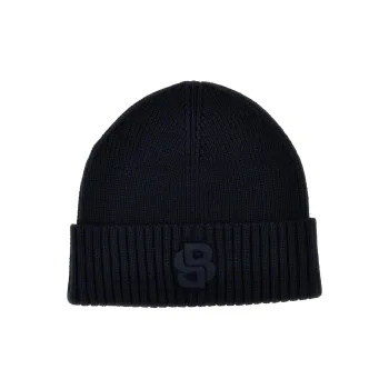 HUGO BOSS Logo Embroidered Knitted Beanie