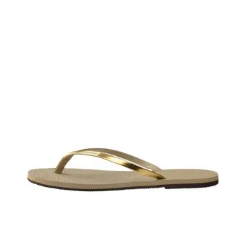 Havaianas You Metallic Abrasion-Resistant Flip Flops Women's Gold
