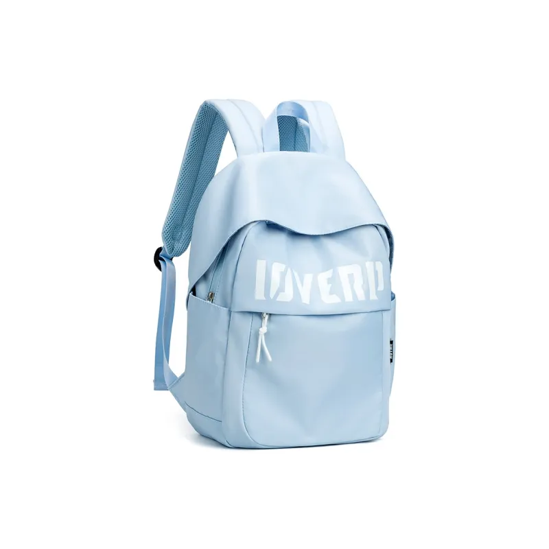 LOVERPUSS Fabric Backpack Unisex Sea Salt Blue-1