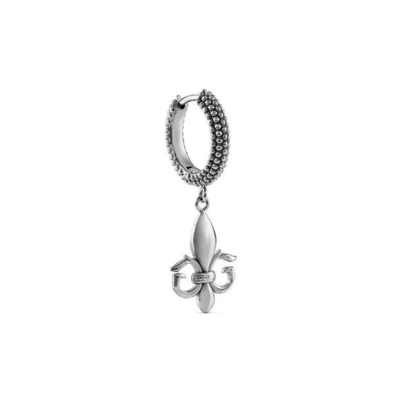 GUESS Stainless Steel Earrings Unisex Gray-0