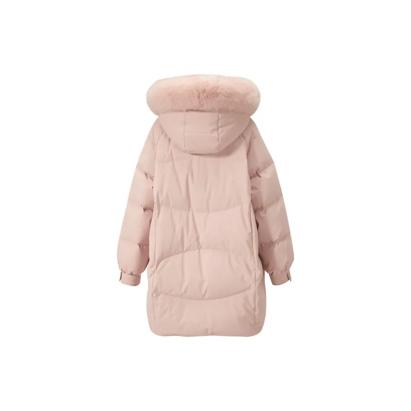 XIANGYING Down Jacket Women's Pink-1