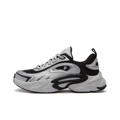 FILA FUSION FORCE Gravity Shoes Height Increasing Wear Resistant Low Top Casual Shoes Women's Gray