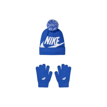 Nike Logo Intarsia Beanie And Gloves Box Set