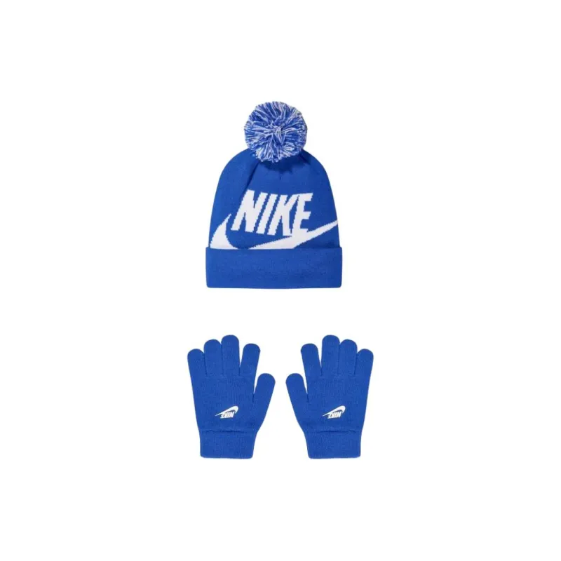 Nike Logo Intarsia Beanie And Gloves Box Set-0