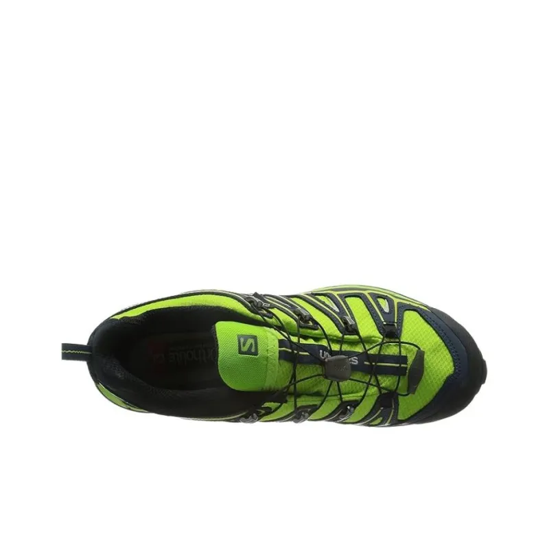 SALOMON Anti-Slip Wear-Resistant Low-Top Trekking Shoes Men's Green-2