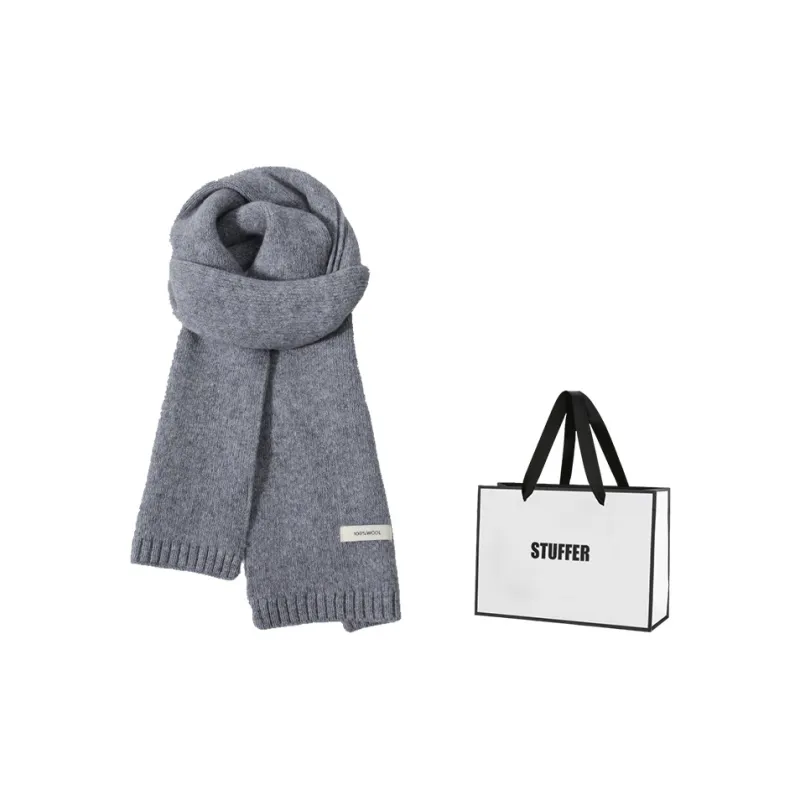 STUFFER 100% Sheep Wool Knit Scarves Unisex-18