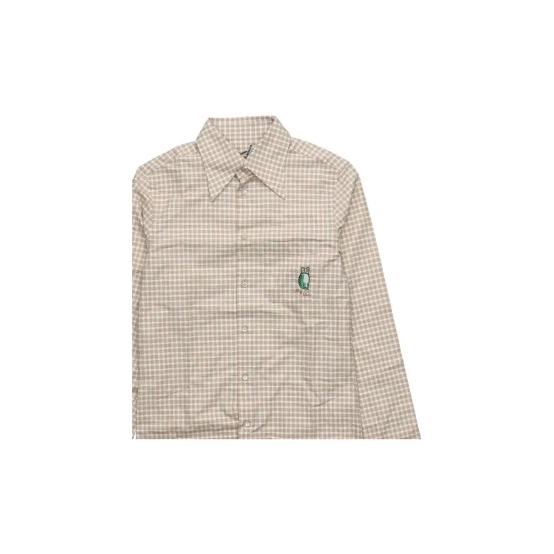 GUCCI Shirts Men Khaki-3