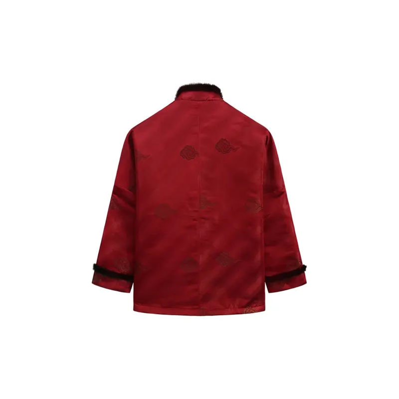 XUANSHENG Puffer Jacket Men's Red-1