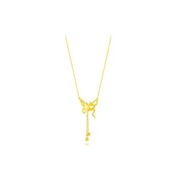 Muyan Alloy Serpent Butterfly Necklace Women's