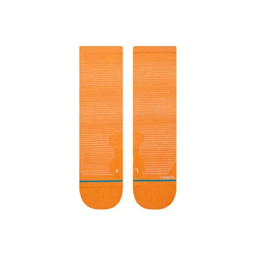 Stance Mid Calf Socks Unisex 1 Pack Orange