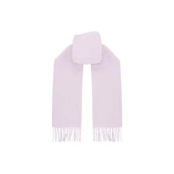 Valentino Wool Knit Scarves Women's Purple