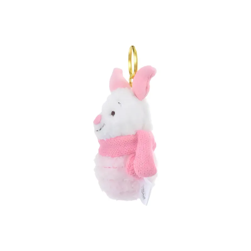 Disney 2023 Winter Duffy And Friends Snowman Series Piglet Dolls Plush Pendant 11.5cm Height-1