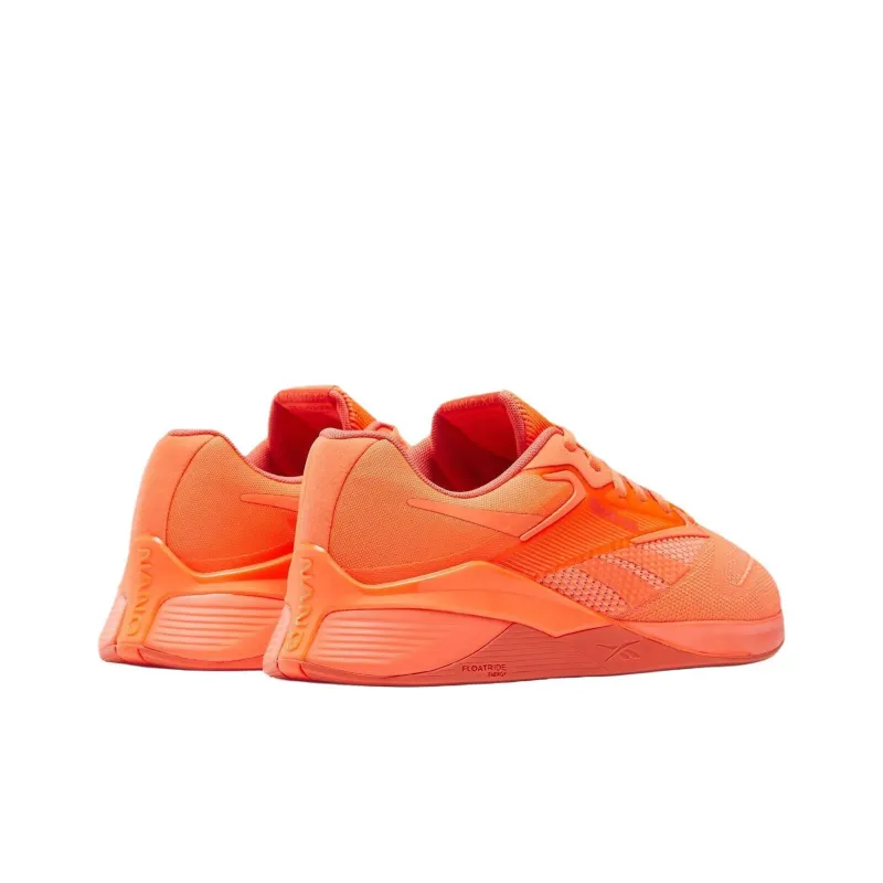 Reebok Nano X4 Anti-Slip Wear-Resistant Low-Top Training Shoes Unisex Orange-3