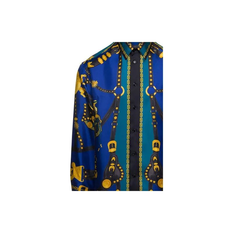 VERSACE Medusa Printed Harness Informal Shirt-5