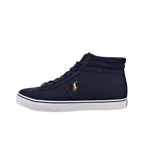 Polo Ralph Lauren Shaw High Top Skateboard Shoes Men's Blue
