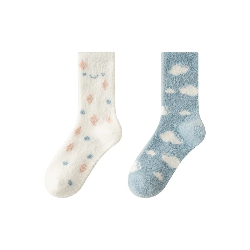 XXLLG Mid Calf Socks Women's 2 Pack-7