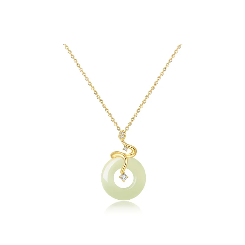 PARAS KORS Necklaces Pale Greenish White Jade Women's-0