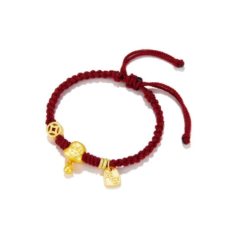 Zeroline Copper Bracelets Unisex Red/Black-3