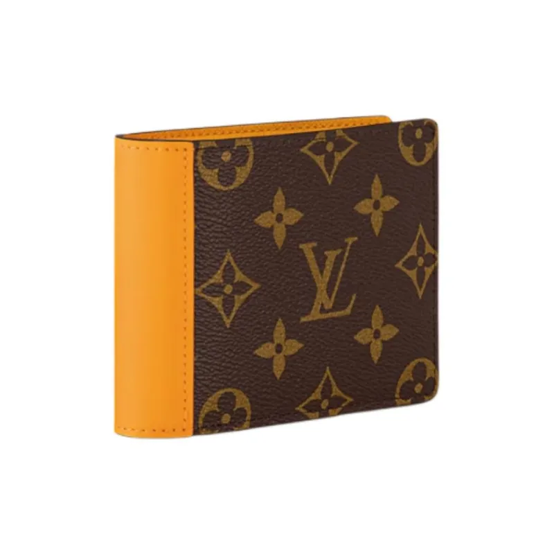 LOUIS VUITTON Multiple Coated Canvas Wallet Men's Safran Yellow-1