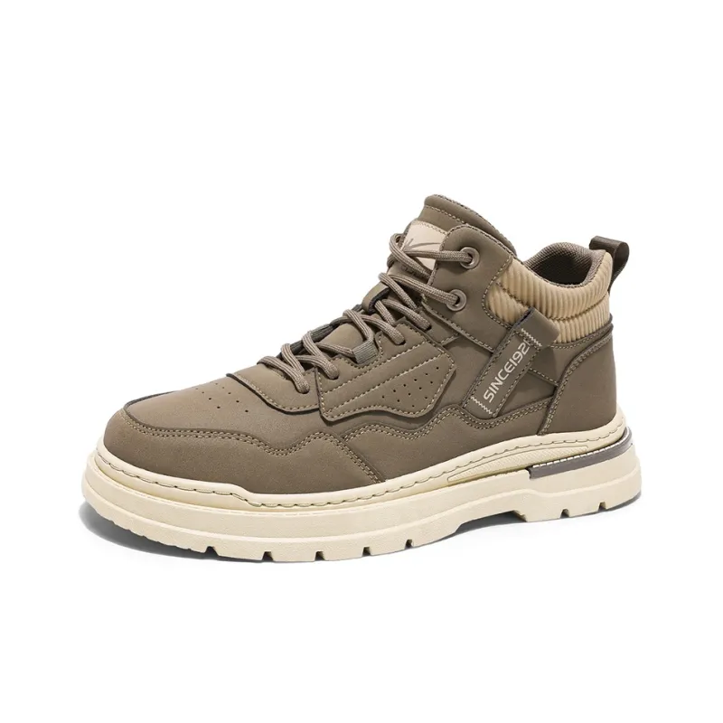 DOUBLE STAR 88 Anti-Slip Wear-Resistant High-Top Casual Shoes Men's-6